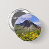 ドイツ：風光明媚なドイツのボタン 缶バッジ (正面&裏面)