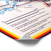 「ドイツ:1962年ベルリンの壁図。. ポスター (角)