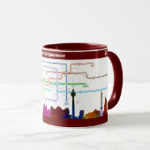"ドイツ:2021/heute BERLIN - U/S-Bahn Tasse マグカップ (正面右)