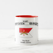 ドイツ、Bindlach、Christensen Barracks ツートーンマグカップ (中央)