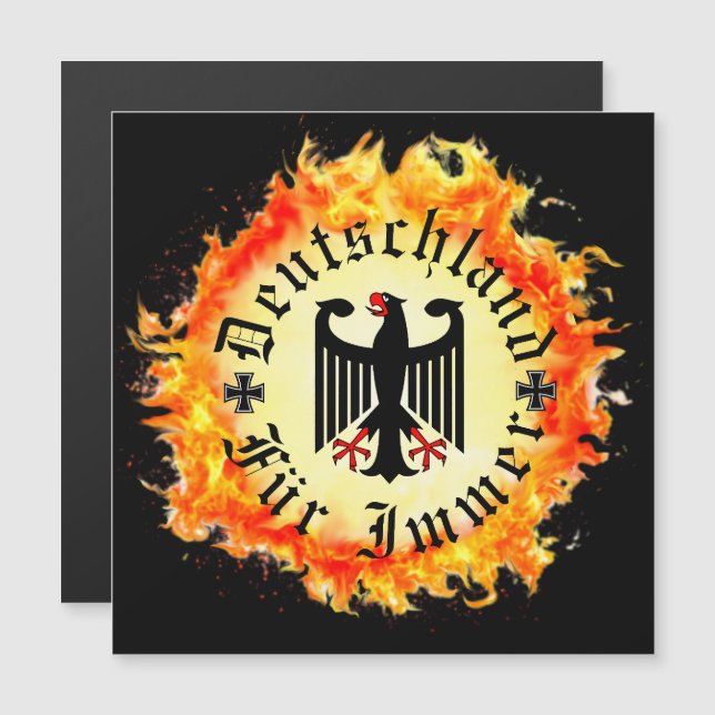 ドイツ/Deutschland 永遠/鷲/鉄十字/炎 (正面/裏面)