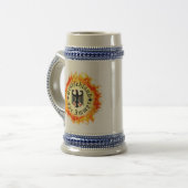 ドイツ/Deutschland Forever/鷲/鉄十字/炎 ビールジョッキ (正面左)