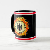 ドイツ/Deutschland Forever/鷲/鉄十字/炎 マグカップ (正面左)