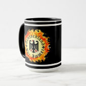 ドイツ/Deutschland Forever/鷲/鉄十字/炎 マグカップ (正面左)