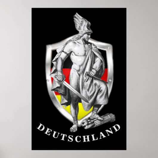 ドイツ Germany ヘルマン アルミニウス ポスター (正面)