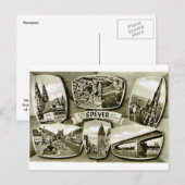 ドイツ、Speyer、初期マルチビュー ポストカード (正面/裏面)