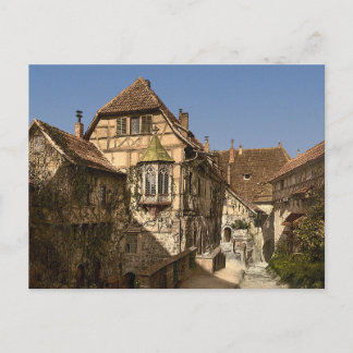 ドイツ、Thuringia、Wartburgの城ヤード ポストカード