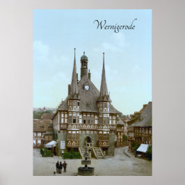 ドイツ、Wernigerode (1900年頃) ポスター