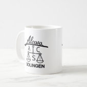 ドイツ ww2 Alcoso Solingen コーヒーマグカップ (正面左)