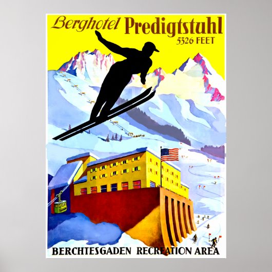 ドイツBerchtesgaden ポスター (正面)