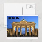 ドイツBerlin Brandenburger Torの廃止 ポストカード (正面/裏面)