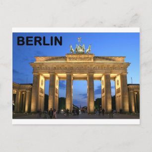 ドイツBerlin Brandenburger Torの廃止 ポストカード