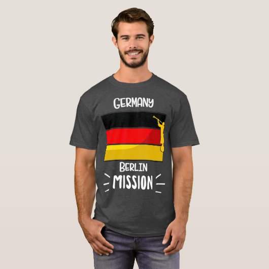 ドイツBerlin Mormon LDS宣教師 Tシャツ (正面フル)