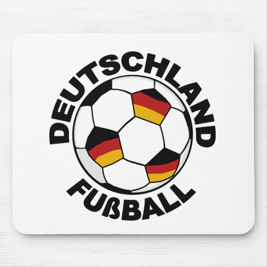 ドイツFußballのデザイン マウスパッド (正面)