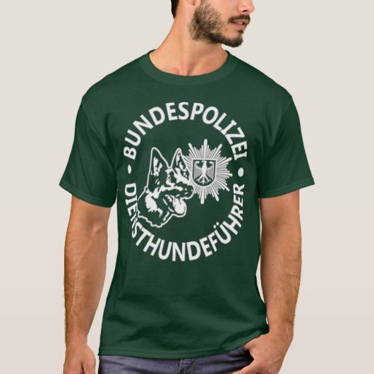 ドイツK9警察Bundeshollari Tシャツ (正面)