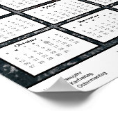ドイツKalender Herunterladen 2024 Pdfドイツ語 ポスター (角)