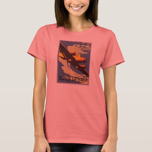 ドイツLufthansaレトロTシャツ Tシャツ (正面)