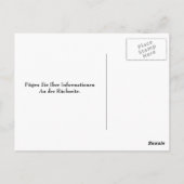 ドイツLustigeのneue Adresskarte ポストカード (裏面)