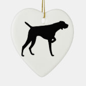 ドイツShorthairedポインターのオーナメント セラミックオーナメント (右)