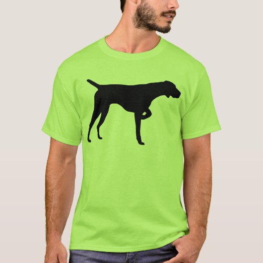 ドイツShorthairedポインターのギア Tシャツ (正面)