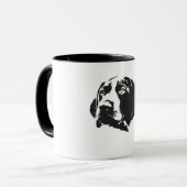 ドイツShorthairedポインターのコーヒー・マグ マグカップ (正面左)
