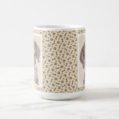 ドイツShorthairedポインターの絵画-犬の芸術 コーヒーマグカップ (中央)