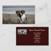 ドイツShorthairedポインターの繁殖動物の名刺 名刺 (正面/裏面)