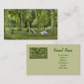 ドイツShorthairedポインターの繁殖動物の名刺 名刺 (正面/裏面)