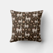 ドイツShorthairedポインターパターン クッション (裏面)