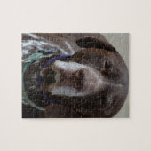 ドイツShorthairedポインター犬 ジグソーパズル (横)