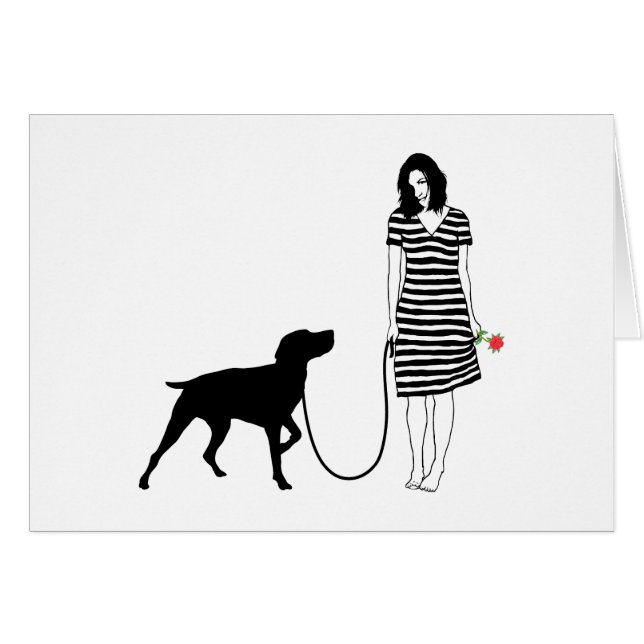 ドイツShorthairedポインター (正面横)