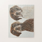 ドイツShorthairedポインター ジグソーパズル (縦)