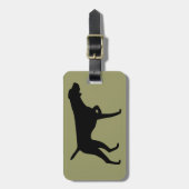 ドイツShorthairedポインター ラゲッジタグ (正面縦)