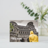 ドイツTrier Rhineland PalatinateのPorta Nigra シーズンポストカード (スタンド正面)
