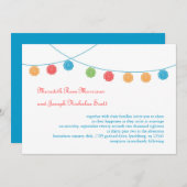 ドイリーガーランド結婚式招待状 招待状 (正面/裏面)