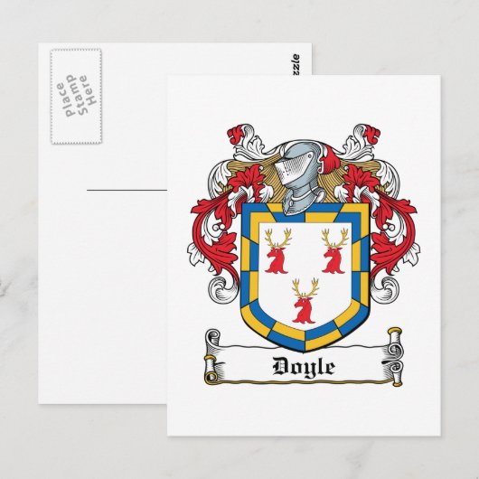ドイル家紋 ポストカード (正面/裏面)