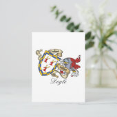 ドイル家紋 ポストカード (スタンド正面)