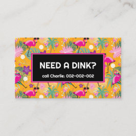 ドインキングおもしろいコーチピックボール 名刺