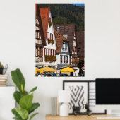 ドイ伝統的ツハウス ポスター (ホームオフィス)