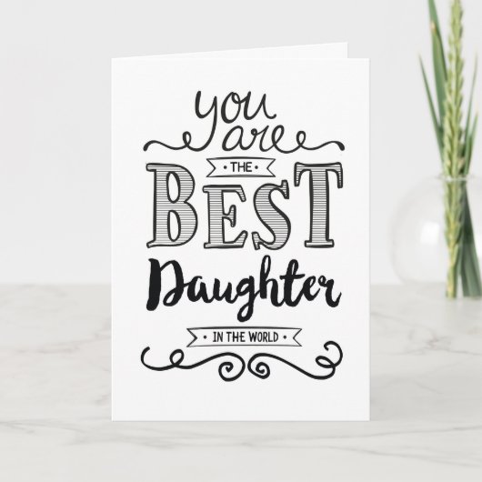 ドイ最高のタ・イン・ザ・ワールド誕生日 カード (正面)