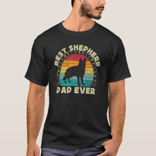 ドイ最高のツシェパードパパシ男性へェパードGSPパパ Tシャツ