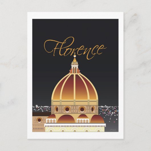 ドゥオモのはがき ポストカード (正面)