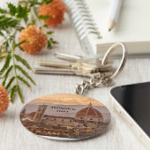 ドゥオモディフィレンツェフローレンスイタリアデザインキーチェーン キーホルダー (側面)