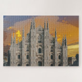 ドゥオモディミラノチャーチミラノイタリア ジグソーパズル (横)