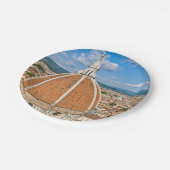 ドゥオモバシリカディサンタマリアデルフィオーレ – フィレンツェ ペーパープレート (アングル)