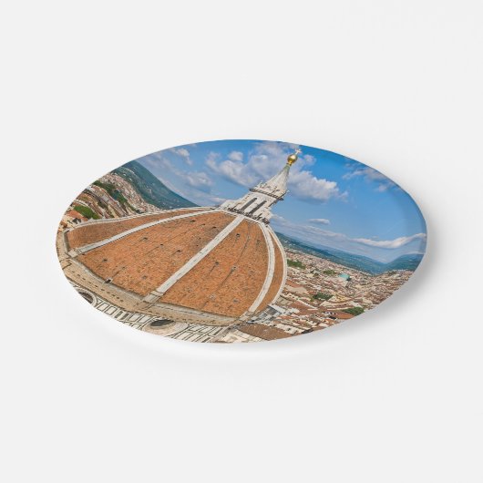 ドゥオモバシリカディサンタマリアデルフィオーレ – フィレンツェ ペーパープレート (アングル)