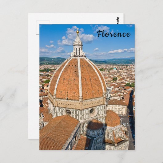 ドゥオモバシリカディサンタマリアデルフィオーレ – フィレンツェ ポストカード (正面/裏面)