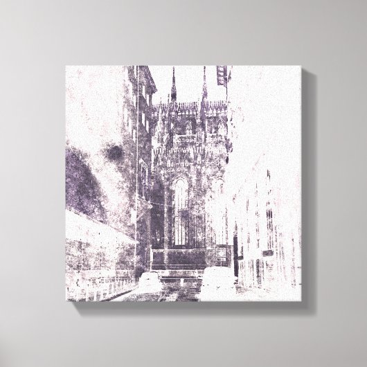 ドゥオモミラノ キャンバスプリント (正面)