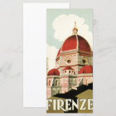 ドゥオモinフィレンツェItaly Vintage Travel Art (正面/裏面)