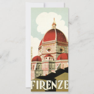 ドゥオモinフィレンツェItaly Vintage Travel Art